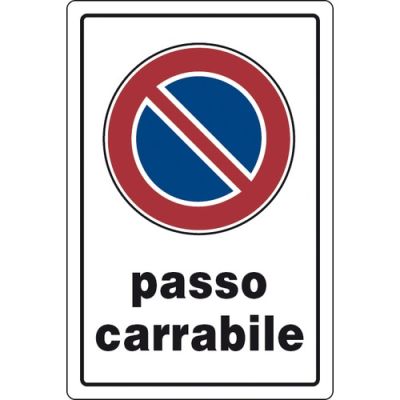 D & B Verona cartello passo carrabile 07700010