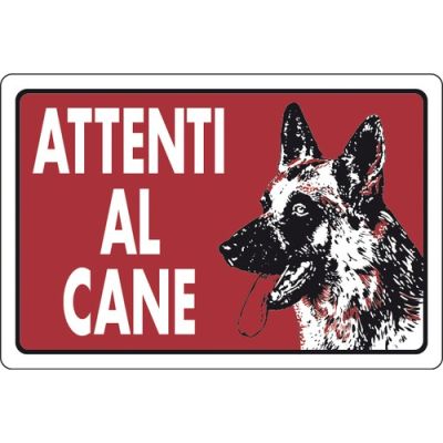 D & B Verona cartello attenti al cane 07800660