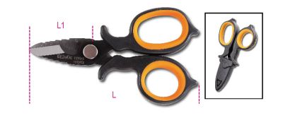 Beta forbici per elettricisti doppio effetto 1128BAX