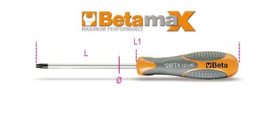 Beta giraviti Betamax testa a Torx 1297TX