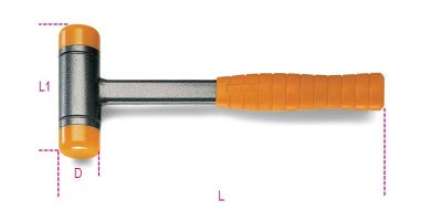 Beta mazzuole antirimbalzo con battenti intercambiabili 1392