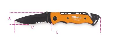 Beta coltello soccorso auto 1778SOS