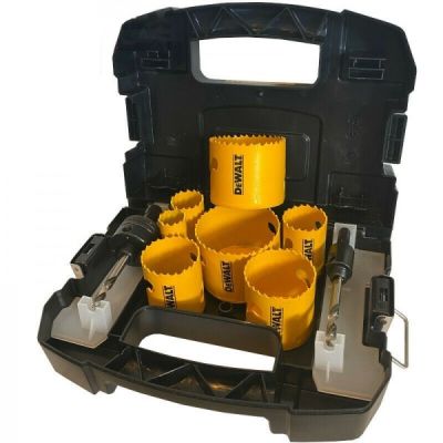 Dewalt kit 11 seghe a tazza + 2 mandrini + 2 punte DT90353-QZ