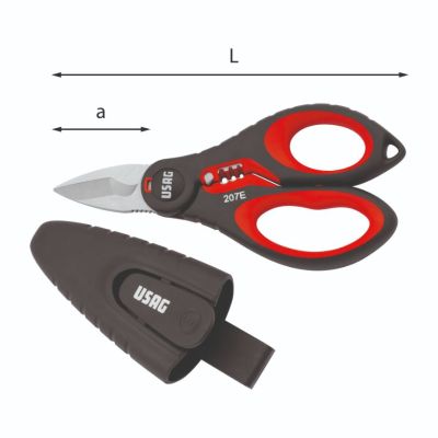 Usag forbice struttura in acciaio inox per elettricisti 207 E