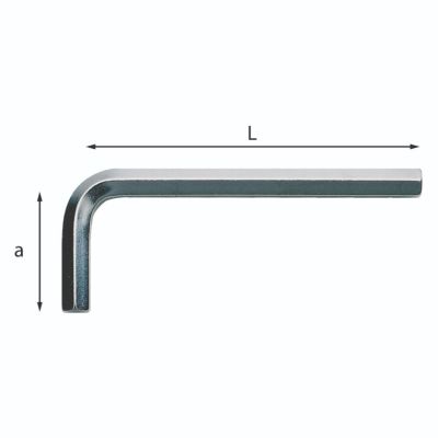 Usag chiave maschio esagonale piegate 280
