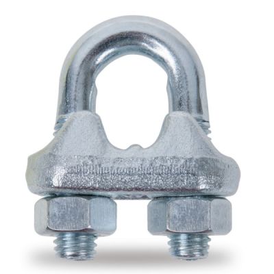 Beta morsetto zincato per fune in acciaio 8016