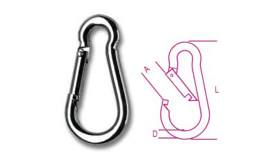 Beta moschettoni zincati 8074