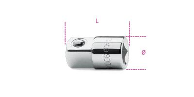 Beta raccordo con attacco quadro femmina 1/4