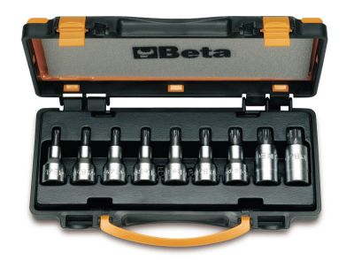Beta kit 9 chiavi a bussola maschio Torx 920TX/C9