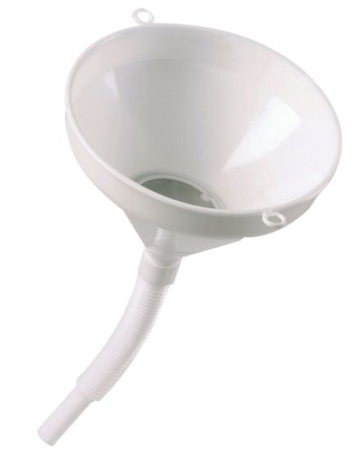 Mobil Plastic imbuto con tubo flessibile e filtro