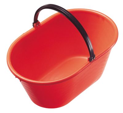 Mobil Plastic cesto ovale con manico di ferro