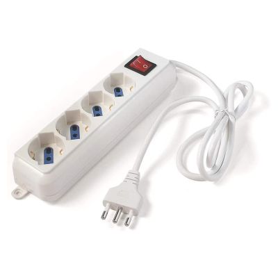 Elettrocanali multiprese per uso domestico con interruttore