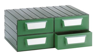 Mobil Plastic cassettiera componibile F 4 cassetti Serie MAXI