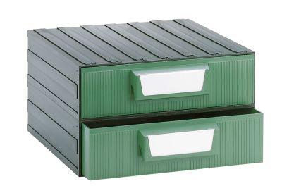 Mobil Plastic cassettiera componibile G 2 cassetti Serie MAXI