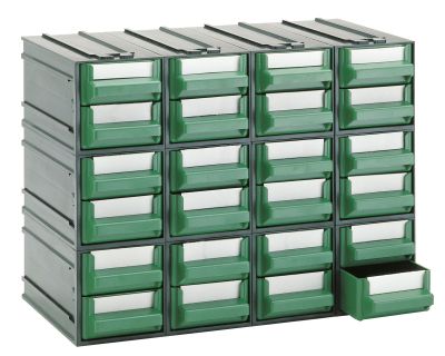 Mobil Plastic cassettiera componibile A 24 cassetti Serie MINI