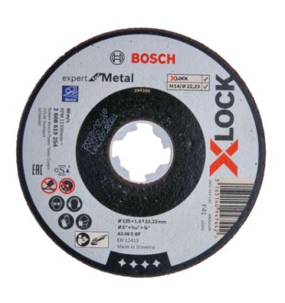 Bosch mola da taglio per smerigliatrici X-LOCK EXPERT FOR METAL